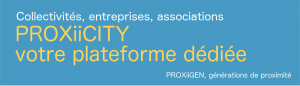 proxiicity plateforme dédiée collectivités, mairies, entreprises